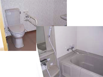 ⑤多目的トイレ・浴室